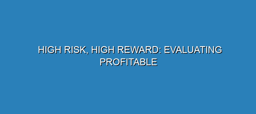 High Risk, High Reward: Evaluating Profitable Niches in Payment Processing High Risk, High Reward: Evaluating Profitable Niches in Payment Processing